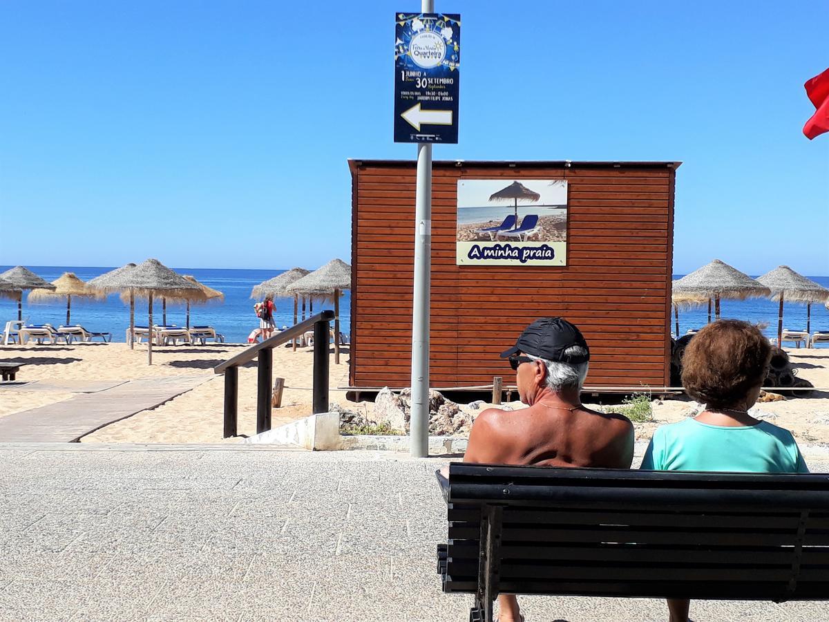 T2 Avenida- Frente Mar, Ar-Condicionado, Wifi Leilighet Quarteira Eksteriør bilde